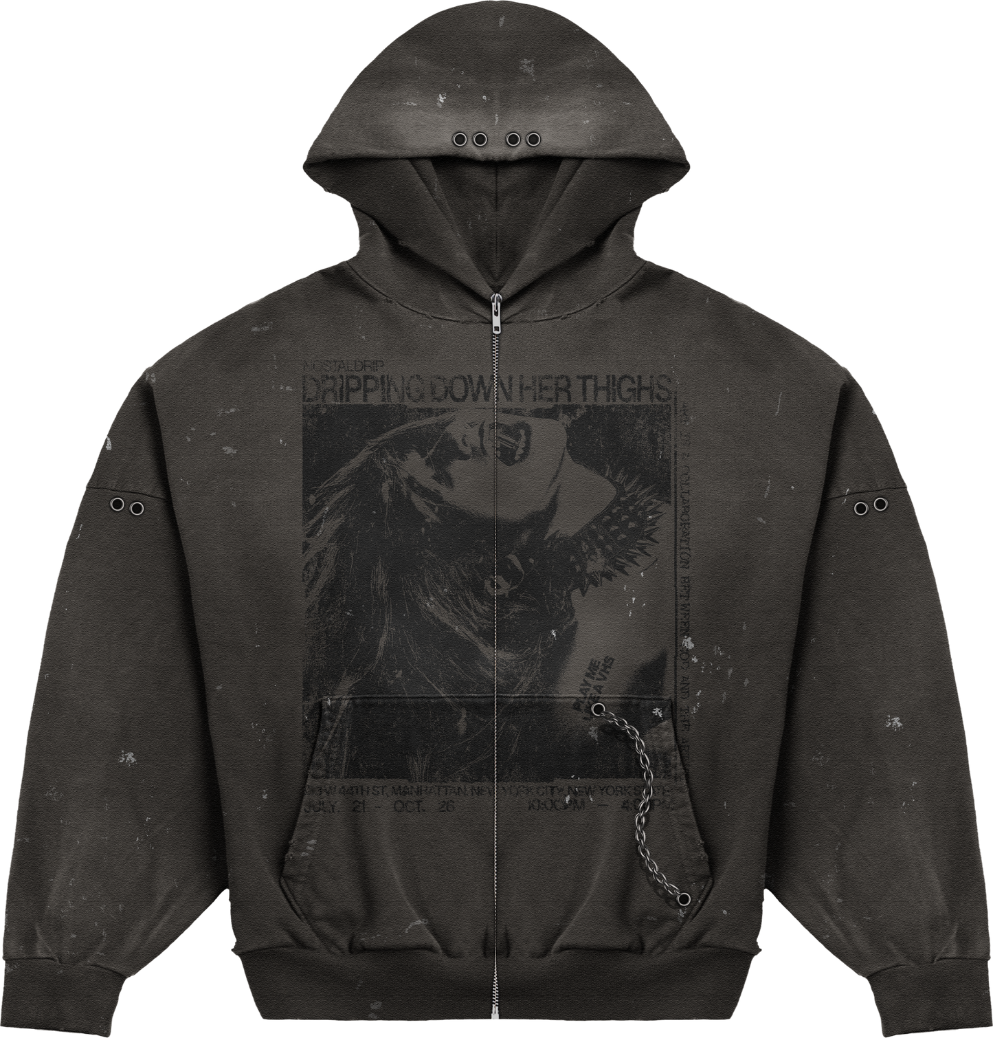 VHS HOODIE BROWN